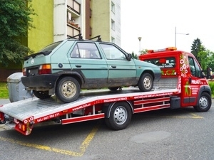 Likvidace autovraku Ostrava